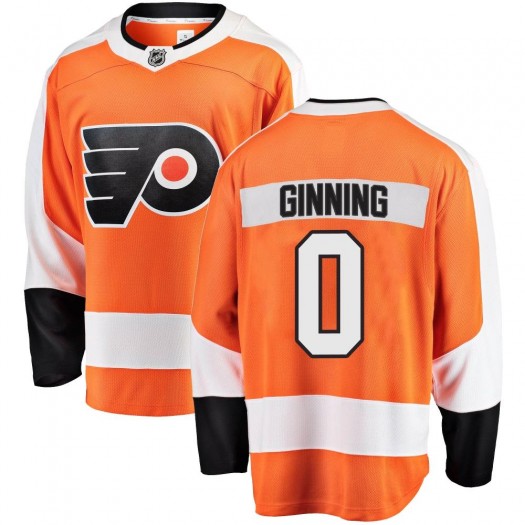 Adam Ginning Philadelphia Flyers Youth Fanatics Branded Orange Breakaway Home Jersey