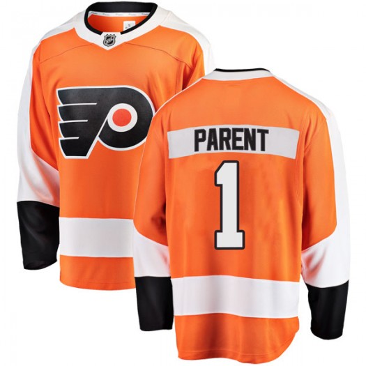 Bernie Parent Philadelphia Flyers Youth Fanatics Branded Orange Breakaway Home Jersey