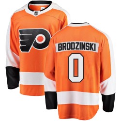 Bryce Brodzinski Philadelphia Flyers Youth Fanatics Branded Orange Breakaway Home Jersey
