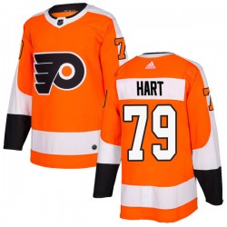 Carter Hart Philadelphia Flyers Men's Adidas Authentic Orange Home Jersey