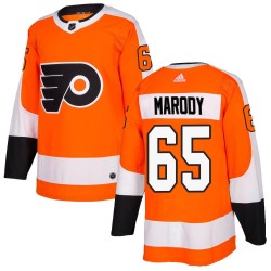 Cooper Marody Philadelphia Flyers Men's Adidas Authentic Orange Home Jersey