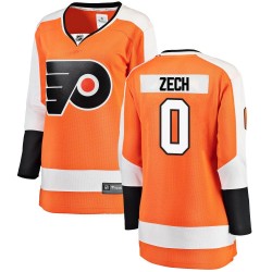 Cooper Zech Philadelphia Flyers Women's Fanatics Branded Orange Breakaway Home Jersey
