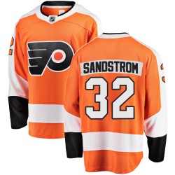 Felix Sandstrom Philadelphia Flyers Men's Fanatics Branded Orange Breakaway Home Jersey
