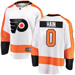 Gavin Hain Philadelphia Flyers Men's Fanatics Branded White Breakaway Away Jersey