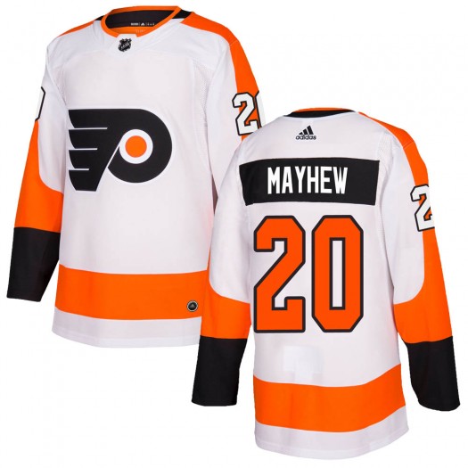 Gerry Mayhew Philadelphia Flyers Men's Adidas Authentic White Jersey