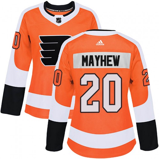 Gerry Mayhew Philadelphia Flyers Women's Adidas Authentic Orange Home Jersey
