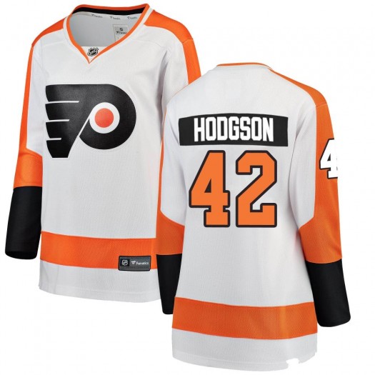 Hayden Hodgson Philadelphia Flyers Women's Fanatics Branded White Breakaway Away Jersey