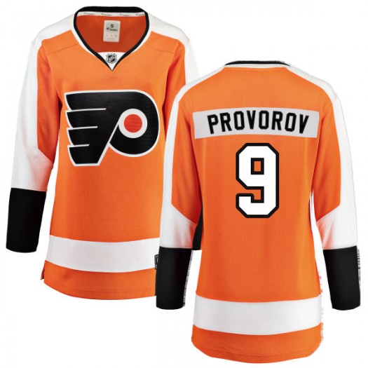 Ivan Provorov Philadelphia Flyers Women's Fanatics Branded Orange Home Breakaway Jersey