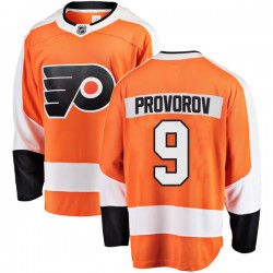 Ivan Provorov Philadelphia Flyers Youth Fanatics Branded Orange Breakaway Home Jersey