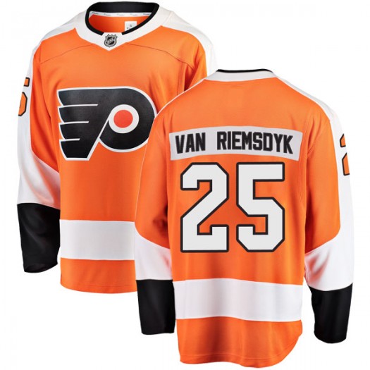 James van Riemsdyk Philadelphia Flyers Youth Fanatics Branded Orange Breakaway Home Jersey