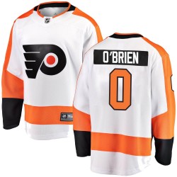 Jay O'Brien Philadelphia Flyers Youth Fanatics Branded White Breakaway Away Jersey