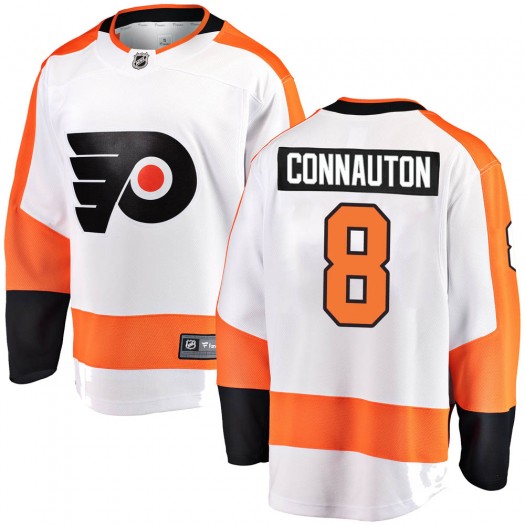 Kevin Connauton Philadelphia Flyers Youth Fanatics Branded White Breakaway Away Jersey
