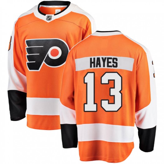 Kevin Hayes Philadelphia Flyers Men's Fanatics Branded Orange Breakaway Home Jersey