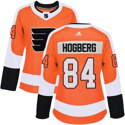 Linus Hogberg Philadelphia Flyers Women's Adidas Authentic Orange Home Jersey