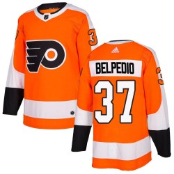 Louie Belpedio Philadelphia Flyers Youth Adidas Authentic Orange Home Jersey