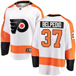 Louie Belpedio Philadelphia Flyers Youth Fanatics Branded White Breakaway Away Jersey