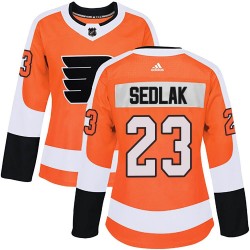 Lukas Sedlak Philadelphia Flyers Women's Adidas Authentic Orange Home Jersey