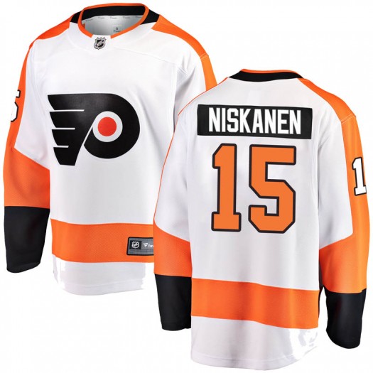 Matt Niskanen Philadelphia Flyers Youth Fanatics Branded White Breakaway Away Jersey