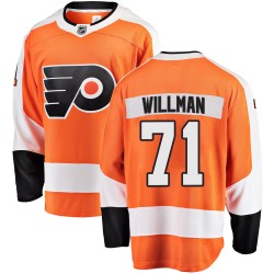 Max Willman Philadelphia Flyers Men's Fanatics Branded Orange Breakaway Home Jersey