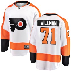 Max Willman Philadelphia Flyers Men's Fanatics Branded White Breakaway Away Jersey