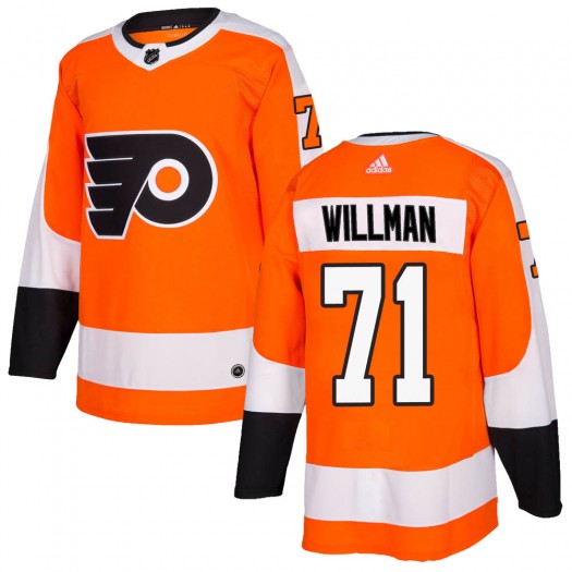 Max Willman Philadelphia Flyers Youth Adidas Authentic Orange Home Jersey