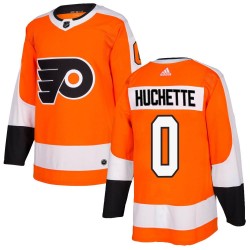 Mikael Huchette Philadelphia Flyers Men's Adidas Authentic Orange Home Jersey