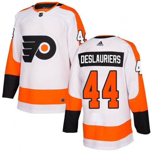 Nicolas Deslauriers Philadelphia Flyers Men's Adidas Authentic White Jersey
