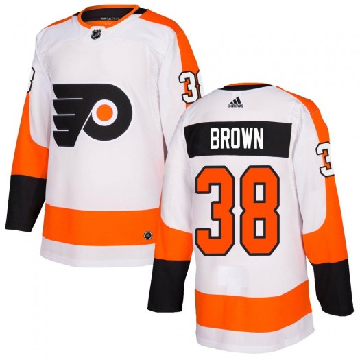Patrick Brown Philadelphia Flyers Youth Adidas Authentic White Jersey