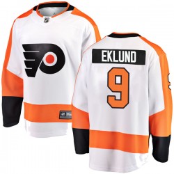 Pelle Eklund Philadelphia Flyers Men's Fanatics Branded White Breakaway Away Jersey