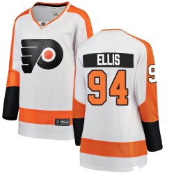 Ryan Ellis Philadelphia Flyers Women's Fanatics Branded White Breakaway Away Jersey