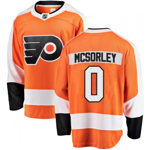 Tye Mcsorley Philadelphia Flyers Men's Fanatics Branded Orange Breakaway Home Jersey