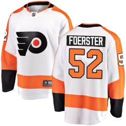 Tyson Foerster Philadelphia Flyers Youth Fanatics Branded White Breakaway Away Jersey