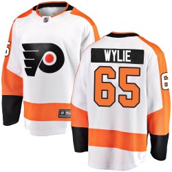 Wyatte Wylie Philadelphia Flyers Youth Fanatics Branded White Breakaway Away Jersey